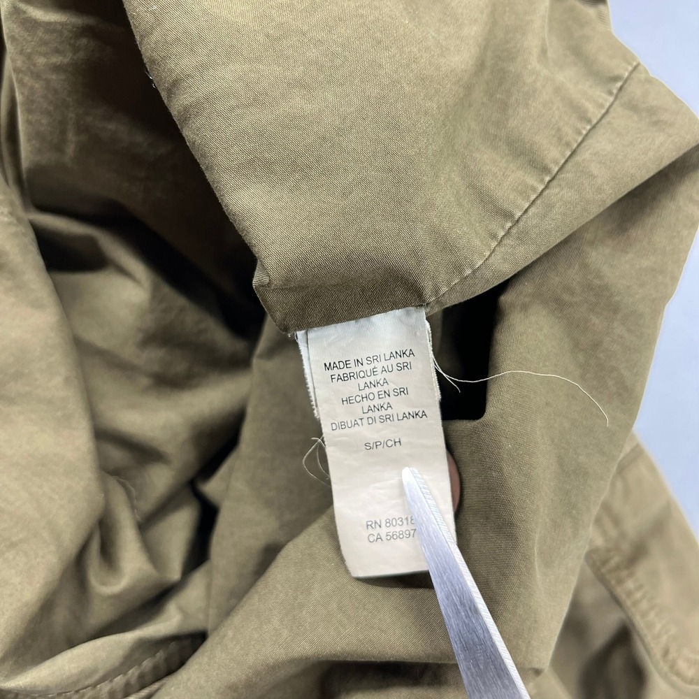 Lucky Brand Womens Small Olive Green Military Field Utility Jacket‎ Cotton - Picture 9 of 15